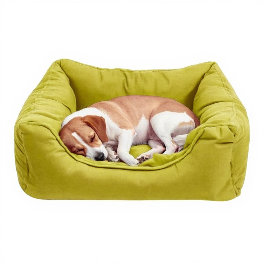 Cozy Gold Dog Bed