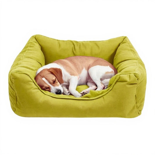 Cozy Gold Dog Bed