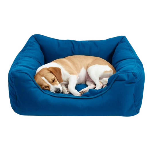 Cozy Blue Dog Bed